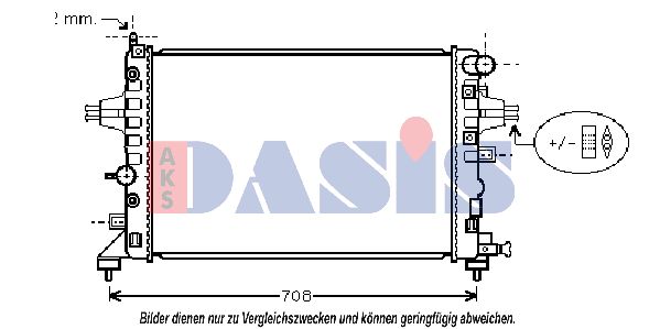AKS DASIS Radiators, Motora dzesēšanas sistēma 150056N